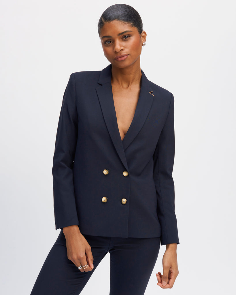 WOMEN'S TROUSERSUIT - DOUBLE-BREASTED JACKET - French Brand TAILOR QUEEN